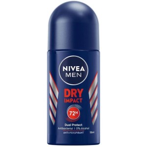مام رول مردانه نیوا NIVEA مدل Dry Impact حجم 50 میل