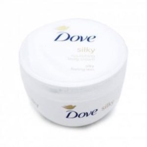 کرم مرطوب کننده دست و بدن داو Dove Silky حجم 300 میلی لیتر