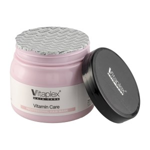 ماسک ویتامینه موهای خشک و نرمال ویتاپلکس Vitaplex صورتی حجم 500 میل