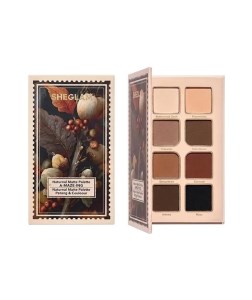 پالت سایه 8 رنگ شیگلم SHEGLAM مدل HAZELNUT LATTE