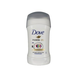 مام صابونی زنانه داو مدل invisible dry سفید مشکی حجم 40 گرم
